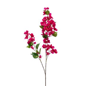 Artificial Bougainvillea branch MONELS with flowers, pink, 4ft/115cm