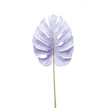 Artificial Philodendron Monstera Deliciosa leaf IMAO, purple, 30"/75cm