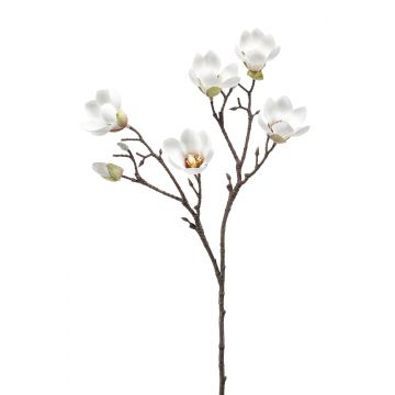 Faux flower Magnolia ANEU, cream, 26"/65cm