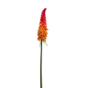 Artificial torch lily MUNDAKA, red-orange, 33"/85cm
