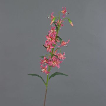 Artificial tiger lily flower ARAMAIO, light pink, 31"/80cm