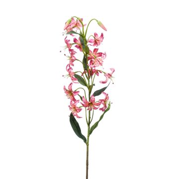 Artificial tiger lily flower ARAMAIO, light pink, 31"/80cm