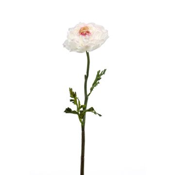 Faux flower Ranunculus ELORIO, cream-light pink, 20"/50cm