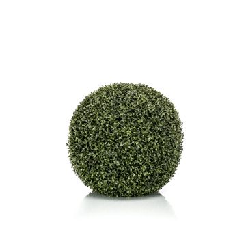 Artificial box tree ball FRITZ, crossdoor, Ø20"/50cm