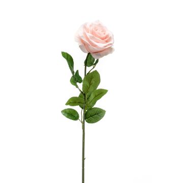 Rose artificial flower PEZOS, soft pink, 24"/60cm