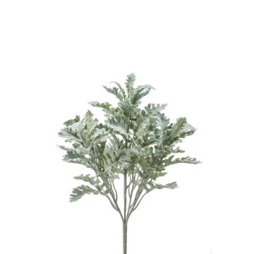 Fake silver ragwort ARIETIS on stick, green-grey, 16"/40 cm