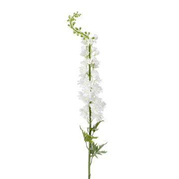 Silk delphinium SZILVIA, white, 4ft/130 cm
