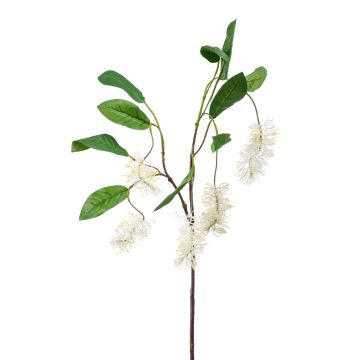 Southern silky oak artificial branch ALSHAT, blossoms, cream, 3ft/100 cm