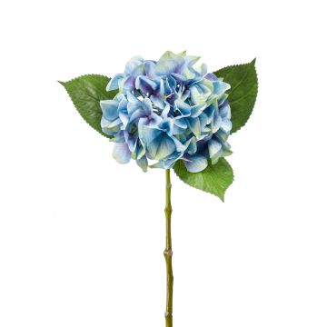 Hydrangea silk flower AMARILDO, blue, 18"/45 cm