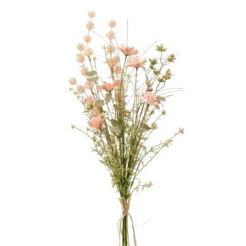 Artificial bouquet ZASI, witch hazel, chrysanthemum, pink, 60cm