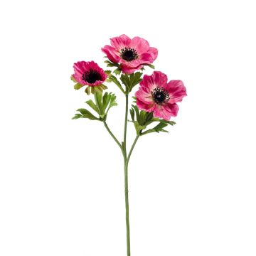 Fake windflower RUBINA, fuchsia, 22"/55 cm