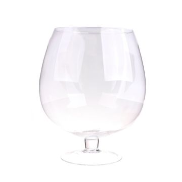 Maxi cocktail glass LIAM on foot, clear, 15"/38cm, Ø12"/31cm