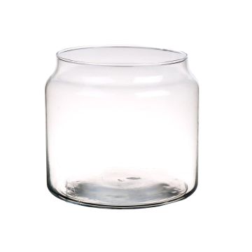 Candle glass MARIETTE, clear, 6.7"/17cm, Ø7.5"/19cm