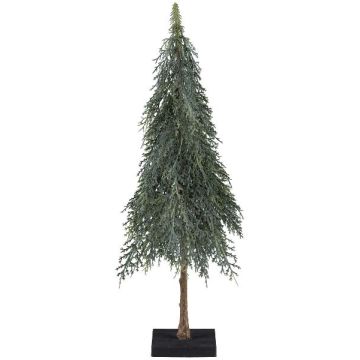 Decorative tree Cypress BAMAT, artificial stem, grey, 22"/55cm