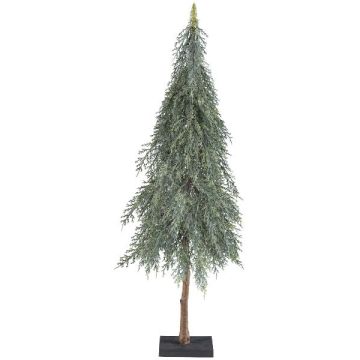 Decorative tree Cypress BAMAT, artificial stem, grey, 30"/75cm