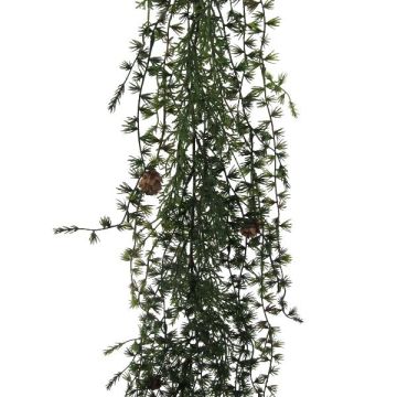 Decorative garland Larch WODRI, cones, green, 6ft/190cm
