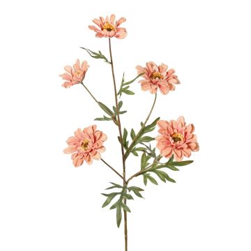 Decorative branch Chrysanthemum PRUDENCE, Eco Collection, dusky pink, 30"/75cm, Ø2"-2.6"/5-6,5cm