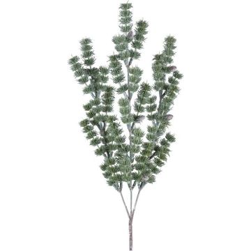 Artificial branch Larch PLORKE with cones, grey-green, 26"/65cm