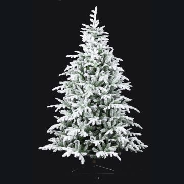 Plastic Christmas tree RENO SPEED, snow-covered, 6ft/180cm, Ø4ft/130cm