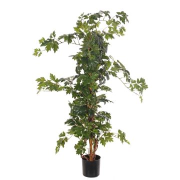Artificial grape ivy RAMAN, natural trunks, green, 4ft/115cm