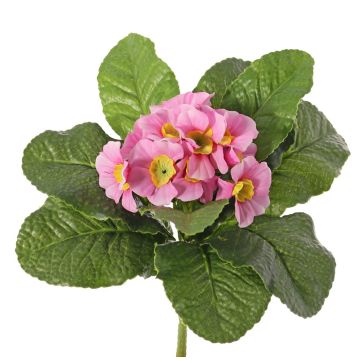 Fake primrose SUNDARA on spike, pink, 8"/20cm, Ø1.6"/4cm