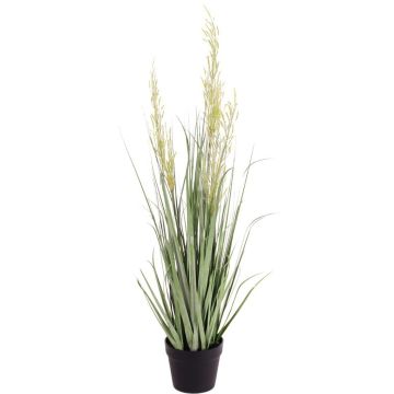 Artificial reed grass DAFINYA with panicles, green, 3ft/100cm