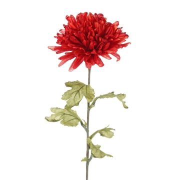 Artificial flower Chrysanthemum OTRERA, orange, 28"/70cm, Ø4.7"/12cm