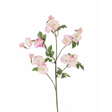 Artificial morning glory IORDANIS, pink-white, 26"/65cm