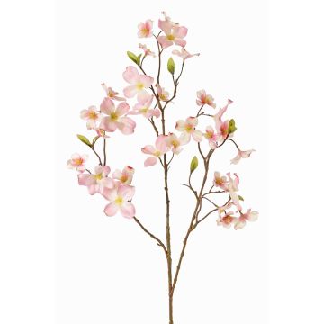 Artificial flower dogwood NARIUS with blossoms, pink, 33"/85cm