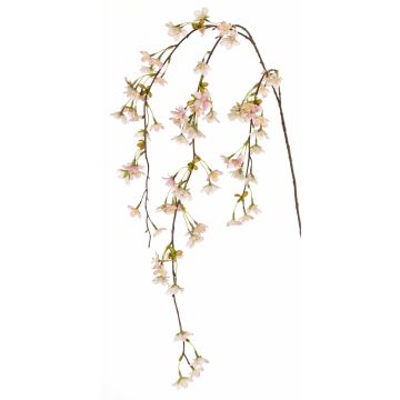 Artificial cherry blossom spray ZINO with flowers, pink, 5ft/145cm