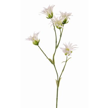 Artificial Dianthus KASTALIA, cream, 26"/65cm, Ø1.6" - 2"/4-5cm