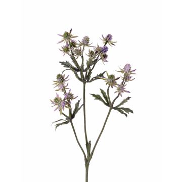 Artificial flower thistle (Eryngium) KALYPSO, purple, 26"/65cm