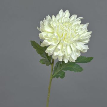 Fake chrysanthemum DELPHINA, cream, 26"/65cm, Ø5.5"/14cm