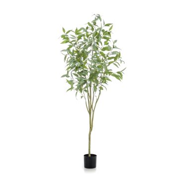 Artificial tree Eucalyptus ILONKA, artificial trunk, green, 6ft/195cm