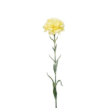 Artificial carnation NIRUSHA, yellow, 26"/65cm