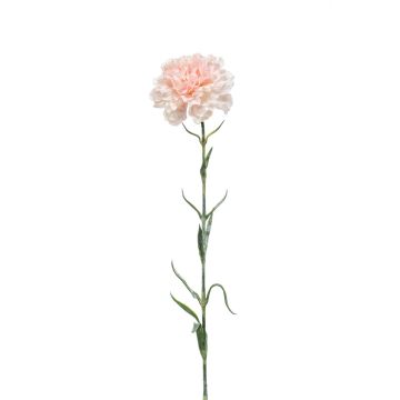 Artificial carnation NIRUSHA, pink-cream, 26"/65cm