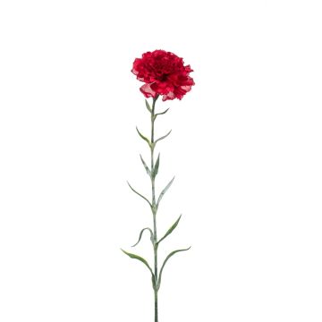 Artificial carnation NIRUSHA, red, 26"/65cm