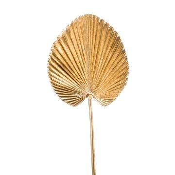 Artificial Washingtonia palm frond RHENA, gold, 30"/75cm