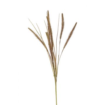 Artificial foxtail grass VILMA, spike, panicles, green-brown, 24"/60cm