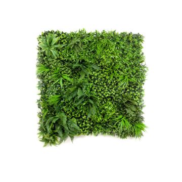 Decorative plant mat / hedge KITAI, crossdoor, green, 3ftx3ft/100x100cm