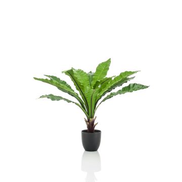 Artificial spleenwort DALIDA in decorative pot, green, 30"/75cm