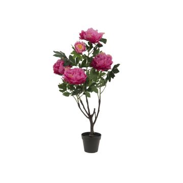 Artificial peony bush PARISA, artificial stem, pink, 3ft/90cm