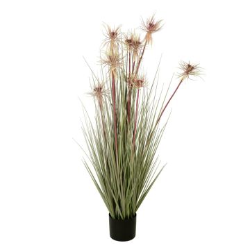 Synthetic star grass STISA with panicles, pink, 4ft/120cm