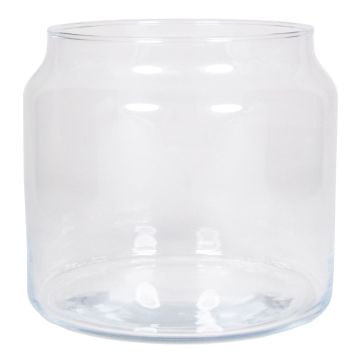 Candle glass MARIETTE, clear, 6.7"/17cm, Ø7.5"/19,1cm