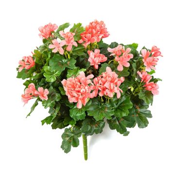 Artificial geranium KAISA on spike, light pink, 14"/35cm