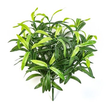 Artificial spider plant ANKAA on spike, green, 16"/40cm