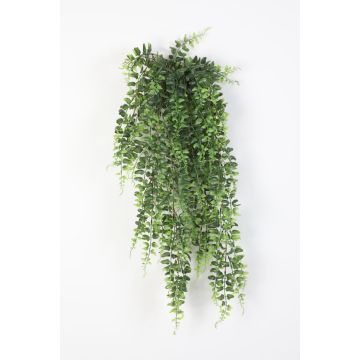 Fake button fern hanging plant PORRIMA on spike, green, 30"/75cm