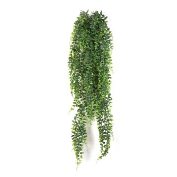 Fake button fern hanging plant PORRIMA on spike, green, 3ft/100cm