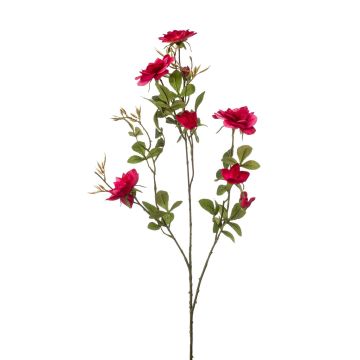 Fake rose stem JANINA, fuchsia, 3ft/90 cm
