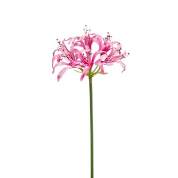 Artificial garden amaryllis BAIMAI, pink, 30"/75 cm